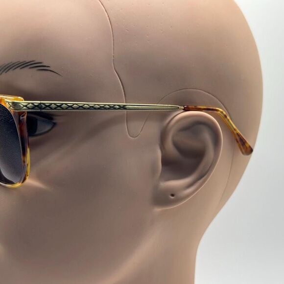 Vintage Ralph Lauren 510 Glasses | Yellow Tortoise & Gold Frames Keyhole Bridge - Picture 4 of 15